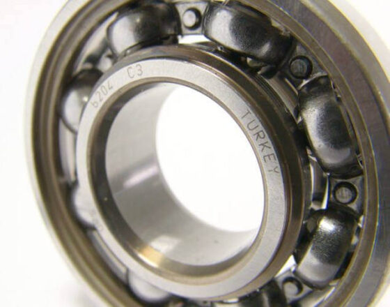 Fiber laser marked stainless steel bearing
