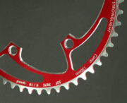 Fiber laser marked painted aluminium