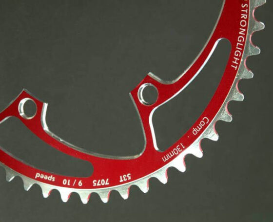 Fiber laser marked painted aluminium