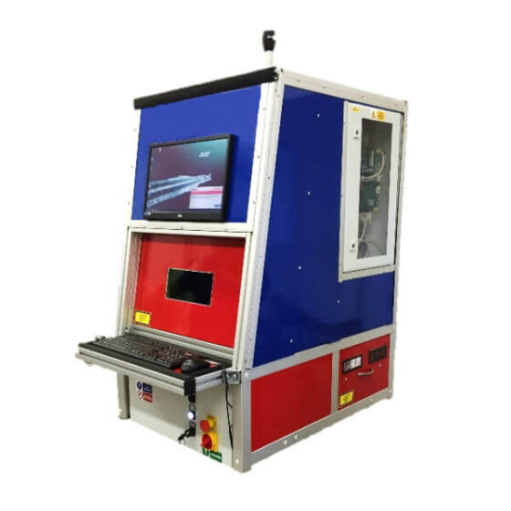 Fiber laser marking and engraving station Narran Veles