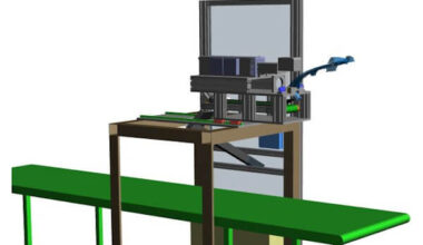 Fiber laser station for cutting plastic inlets
