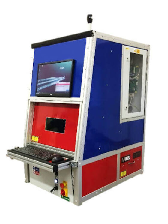 Fiber laser marking and engraving station Narran Veles