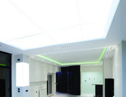 LGP BLU panels made with laser in an office building