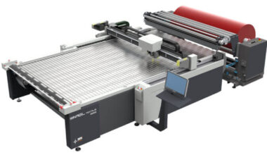 SEI nrgl co2 laser plotter with conveyor