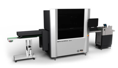 Fiber laser for creasing and die cutting in the graphic arts sector.