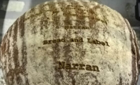 Fiber laser marked bread loaf testing