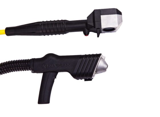 Laser cleaning system head