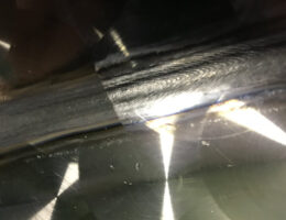 Laser cleaned weld