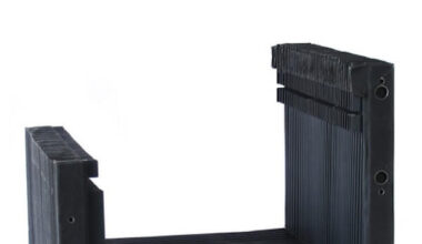 Laser covering bellows