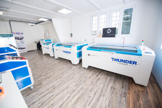 Laser showroom prague