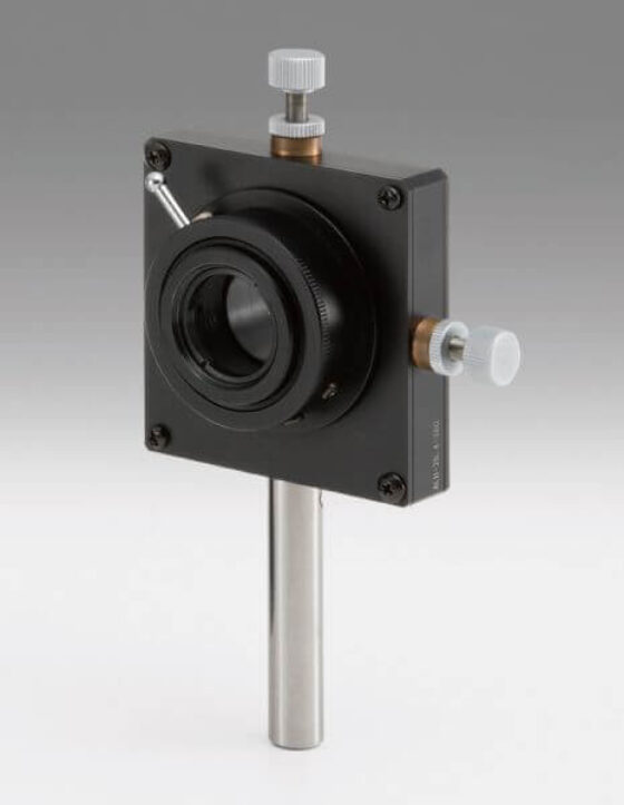 Three and five axis lens holders