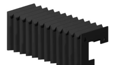 X-axis laser bellows