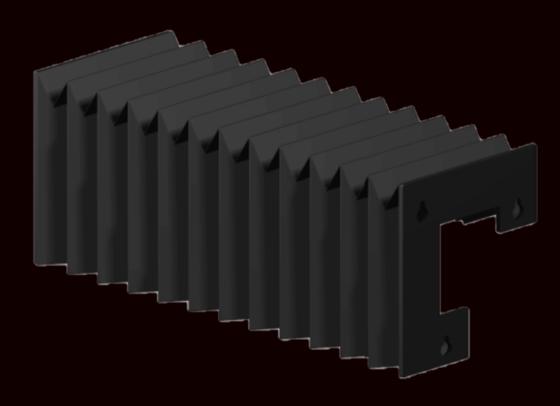 X-axis laser bellows