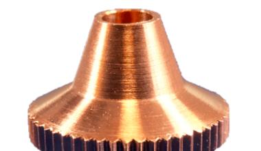 Double laser cutting nozzle DE M1.5 