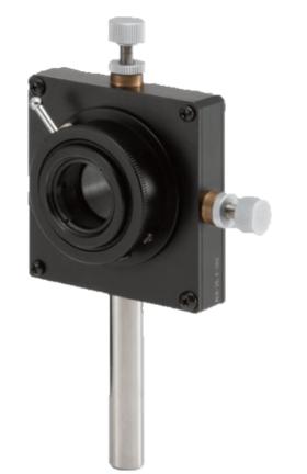 Three and five axis lens holders