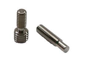 Vacuum screws and threaded adapters