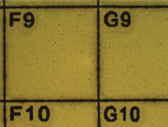 Marking on a semiconductor wafer
