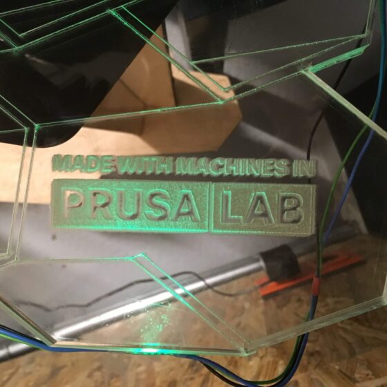 Laser plastic marking