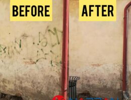 Odstraňování graffiti laserem