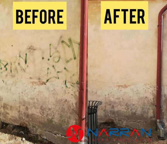 Odstraňování graffiti laserem