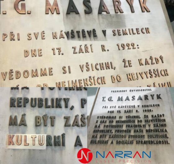 Laserové čištění kovu