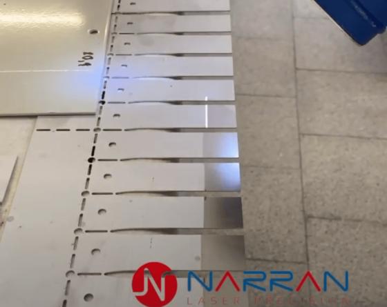 Laser decoating stainless steel