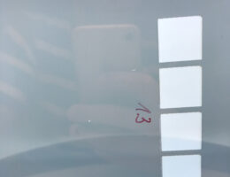 Laser glass coating removal