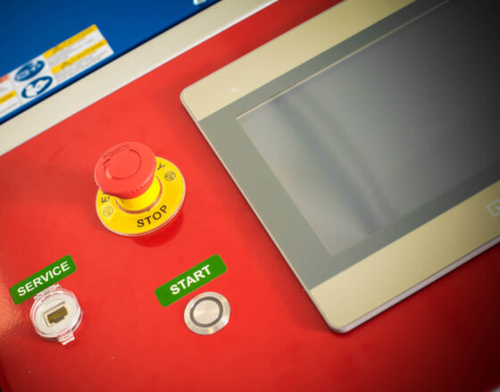 Software settings cleaning laser