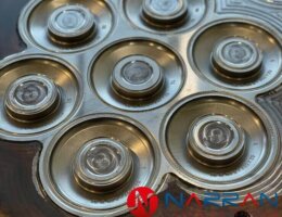 Industrial mould pulsed fiber laser cleaning