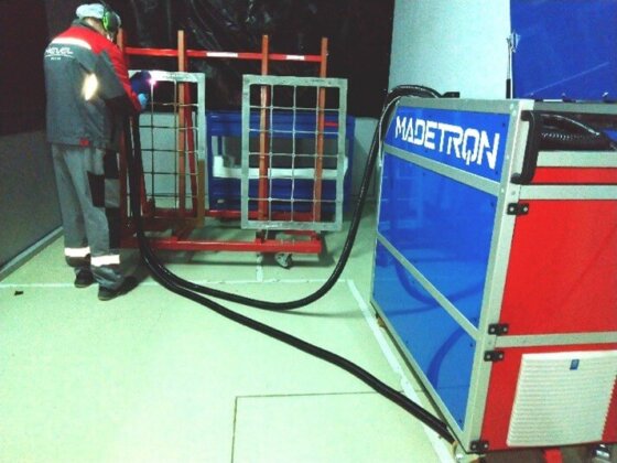 laser cleaning metal palette