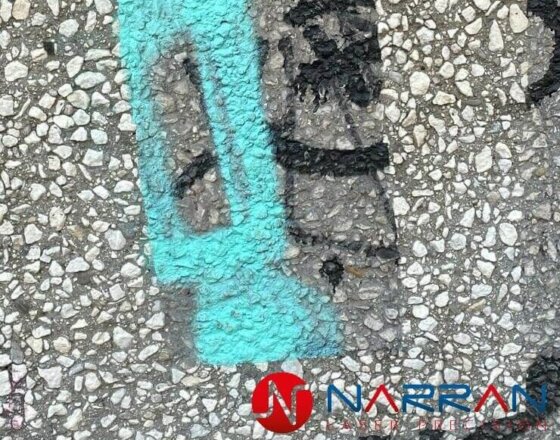 Graffiti laser cleaning