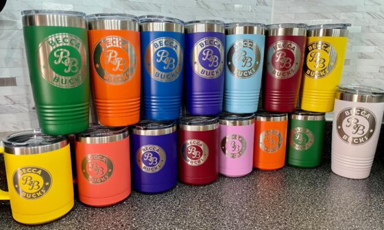 Gravírování hrníčků laserem