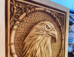 Laserové gravírování překližky