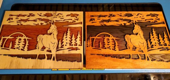 Laserem řezaný obraz