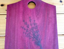 Laserová dekorace dřeva