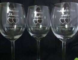 Laserové gravírování sklenic