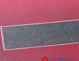 Powder coated paint laser removal