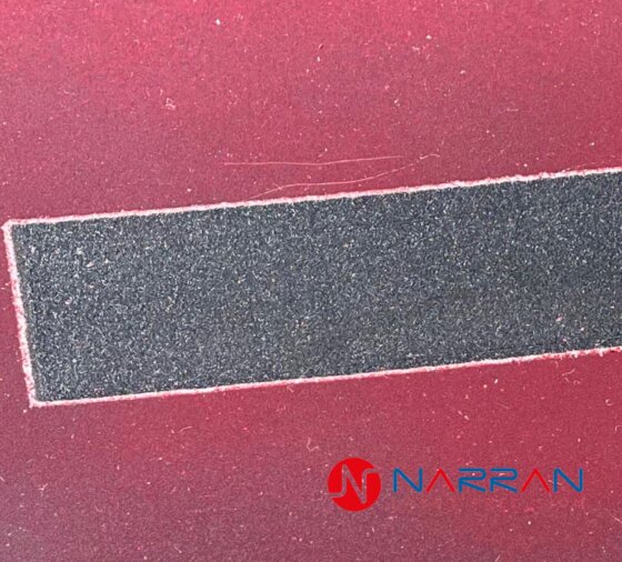 Powder coated paint laser removal