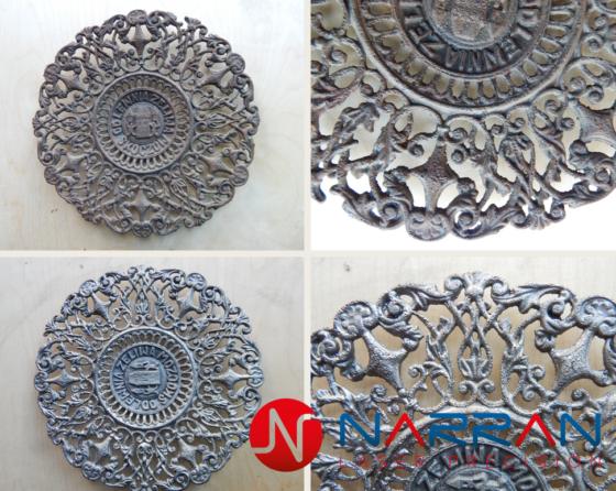 Laser cleaning of cast iron