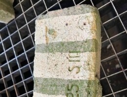 Painted brick laser cleaning