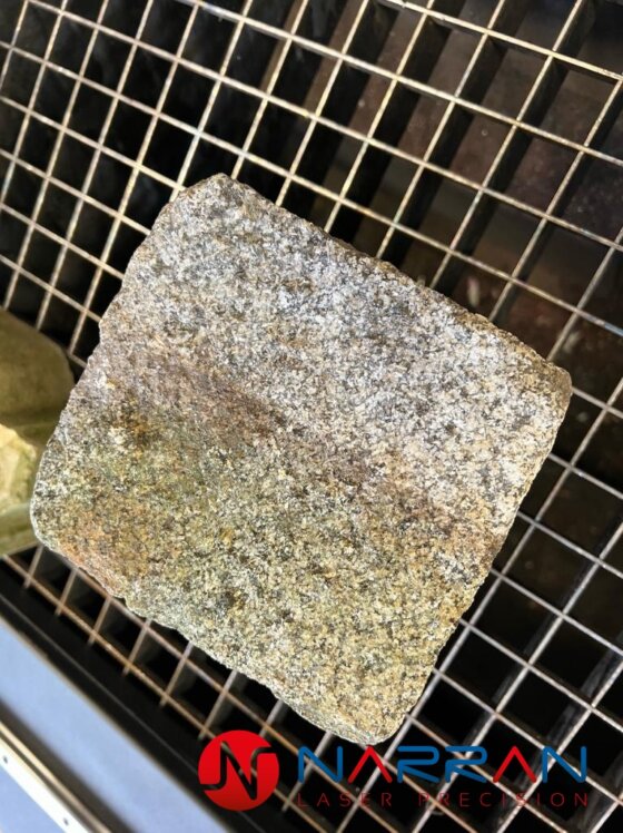 Granite laser cleaning