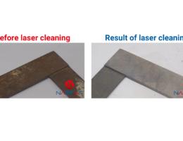 Difference before and after laser cleaning