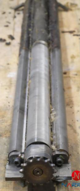 The laser has succeeded in removing the hot melt adhesive