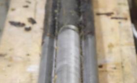 The laser has succeeded in removing the hot melt adhesive