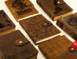 Notebooks engraved by laser