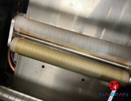 Advanced laser cleaning for adhesive-free bearing rollers in industrial equipment.