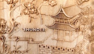 Laserovové řezání a gravírování dřeva