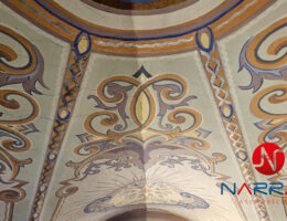 laserové čištění konkatedrály v Lubaczowě