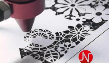 Paper cuting by laser