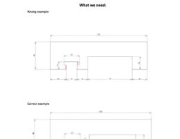 customer drawings laser bellows